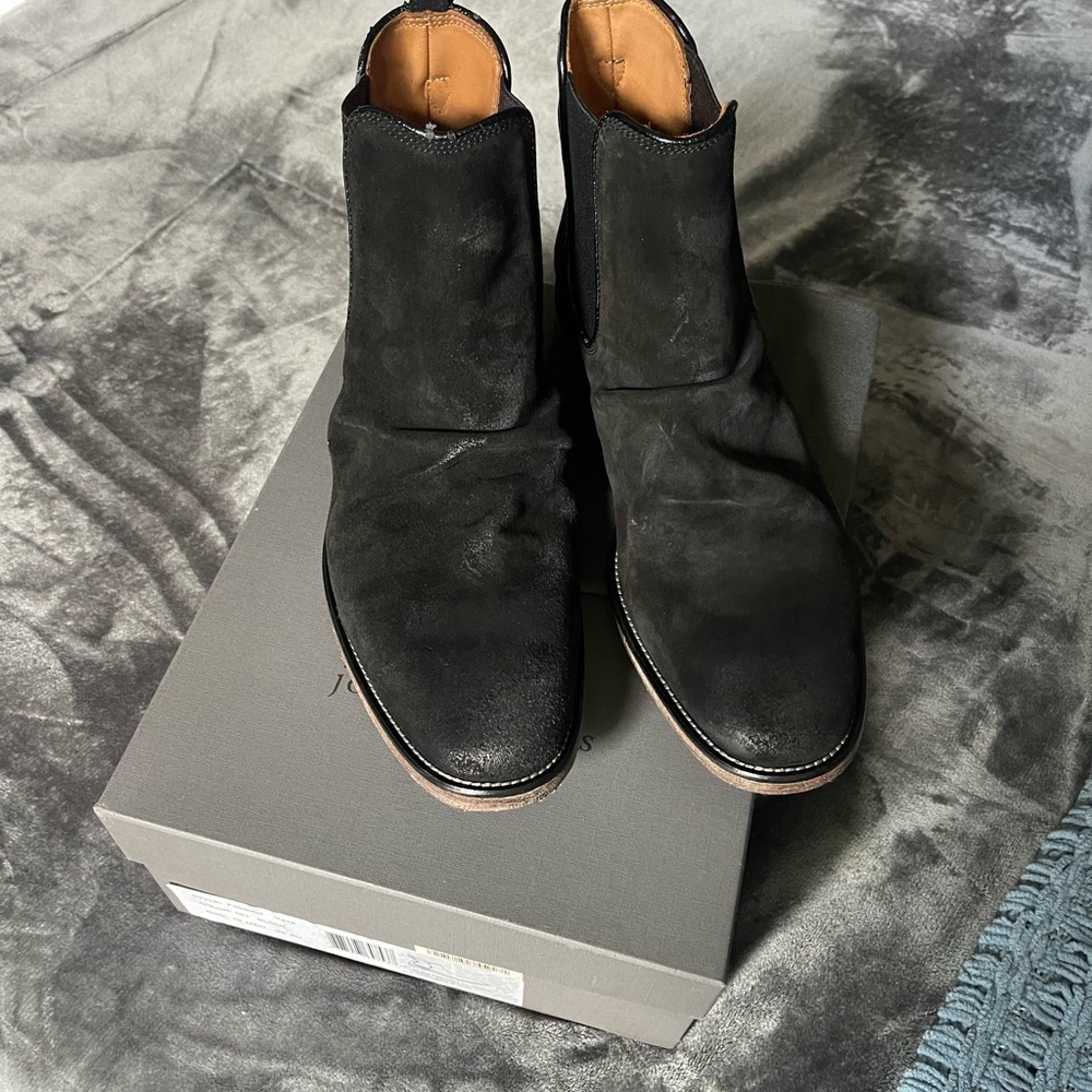 Men's Black Leather Boots